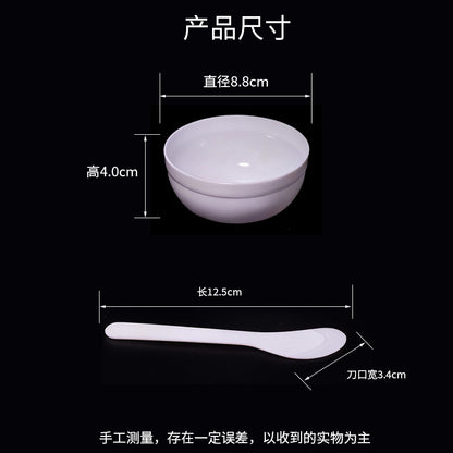 Mask Mixing Bowl + Stick Individually Packaged 2-Piece Set Beauty Mask Bowl Cosmetic Spa Plastic Small Bowl Mixing Stick Beauty Tools - image 3