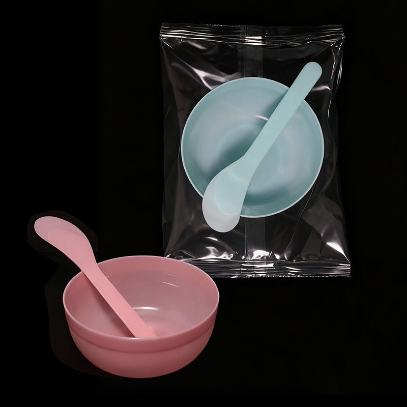 Mask Mixing Bowl + Stick Individually Packaged 2-Piece Set Beauty Mask Bowl Cosmetic Spa Plastic Small Bowl Mixing Stick Beauty Tools - image 4