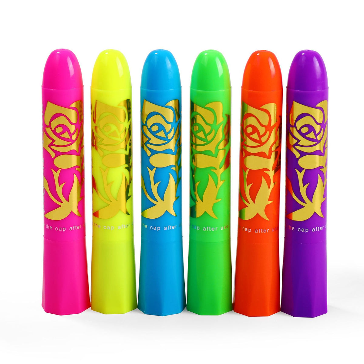 Face Paint Luminous Cross-Border Body Painting Halloween Water-Soluble Face Painting Uv Luminous Crayon Holiday Makeup - image 2