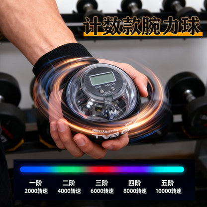 Wrist ball fitness equipment alloy steel health massage fitness beauty grip ball explosion source factory - image 3