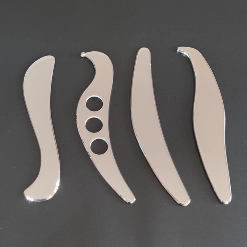 Stainless Steel Fascia Knife for Face, Eye, Beauty, Whole Body Muscle Relaxation Massager, Relaxation S-Shaped Fascia Knife - image 2