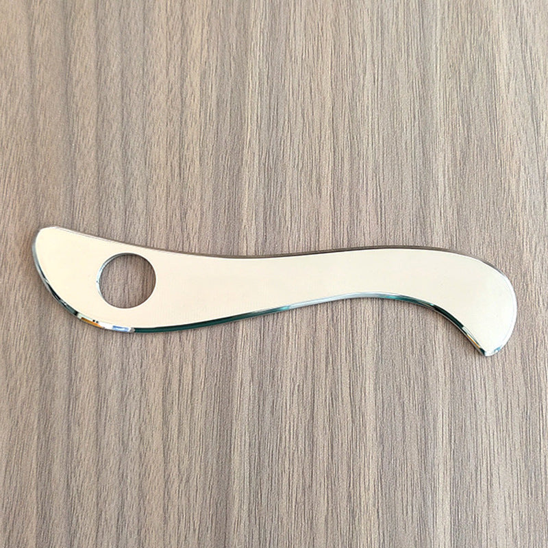 Stainless Steel Fascia Knife for Face, Eye, Beauty, Whole Body Muscle Relaxation Massager, Relaxation S-Shaped Fascia Knife - image 3