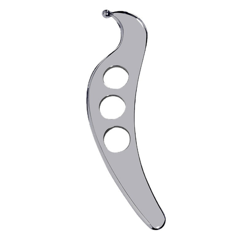 Stainless Steel Fascia Knife for Face, Eye, Beauty, Whole Body Muscle Relaxation Massager, Relaxation S-Shaped Fascia Knife - image 5