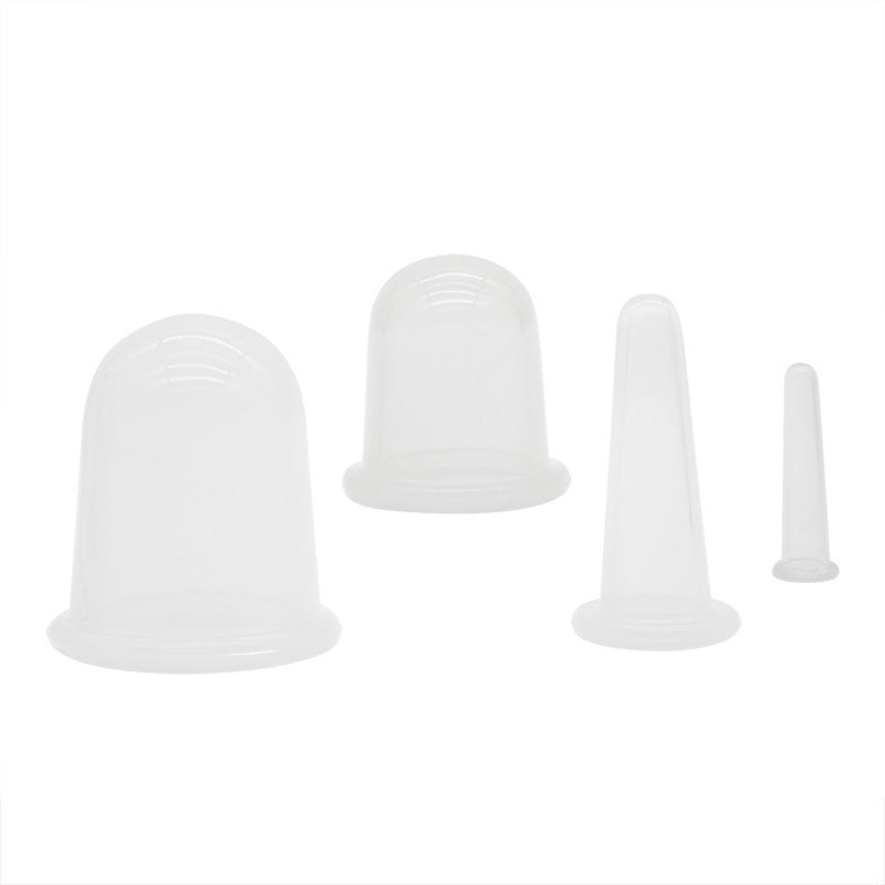 Silicone cupping vacuum moisture absorption cupping device facial beauty suit health care massage Cup - image 3