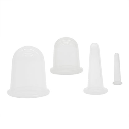 Silicone cupping vacuum moisture absorption cupping device facial beauty suit health care massage Cup - image 3