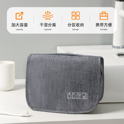 Wet and Dry separation travel wash bag men's waterproof business trip organizing suit storage bag large capacity portable Women's Cosmetic Bag - image 4