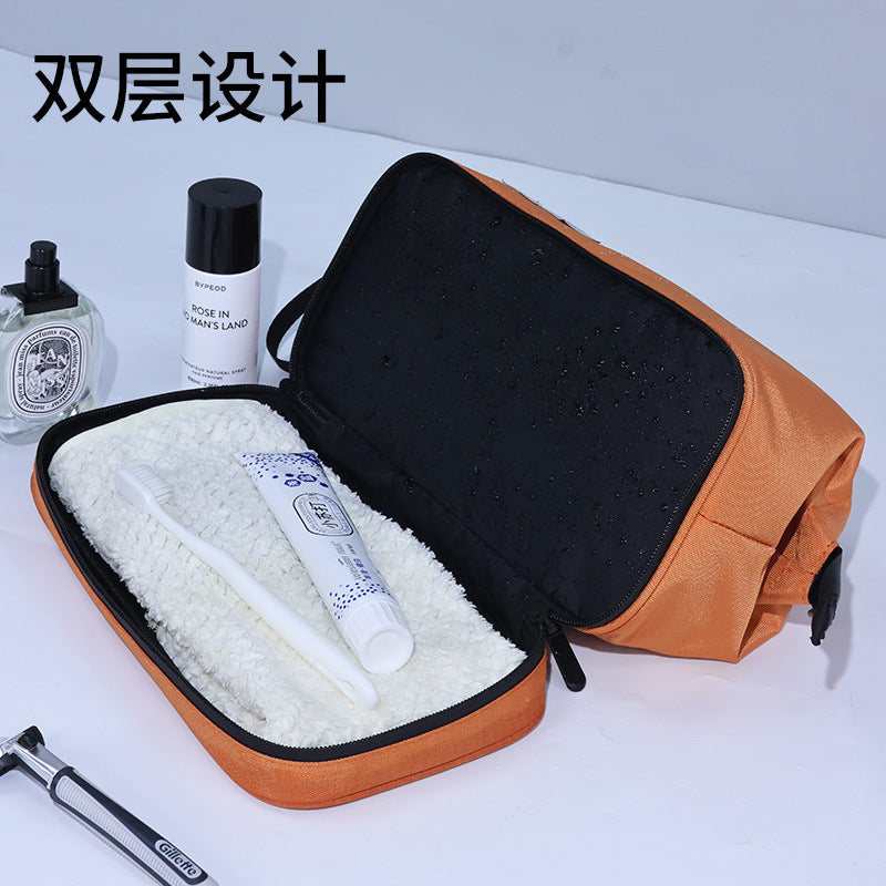 Wet and Dry separation men's wash bag travel portable cosmetic storage bag high-looking cosmetic bag - image 3
