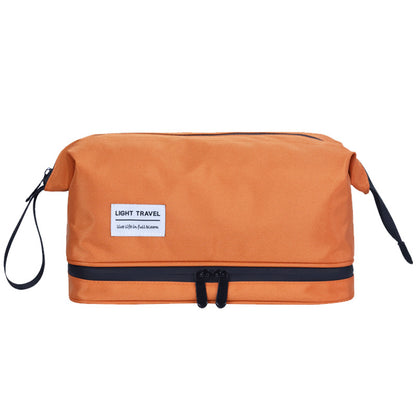 Wet and Dry separation men's wash bag travel portable cosmetic storage bag high-looking cosmetic bag - image 5