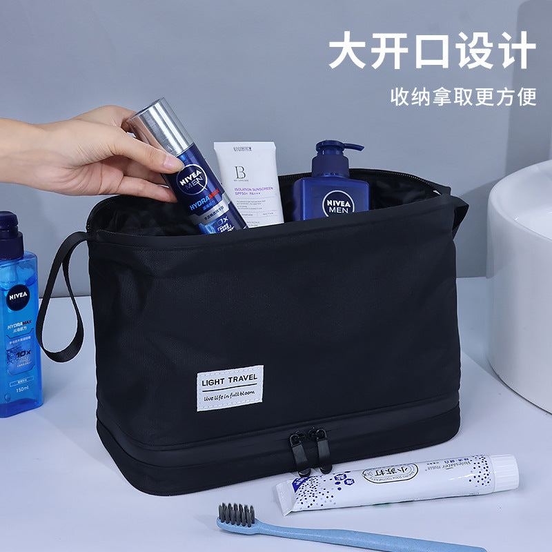 Business Men's wash bag portable travel storage bag large capacity waterproof cosmetic bag business trip storage bag - image 2