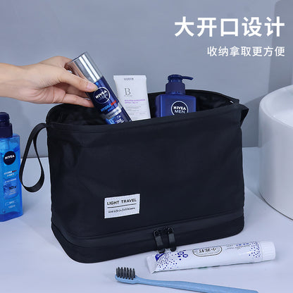 Business Men's wash bag portable travel storage bag large capacity waterproof cosmetic bag business trip storage bag - image 2