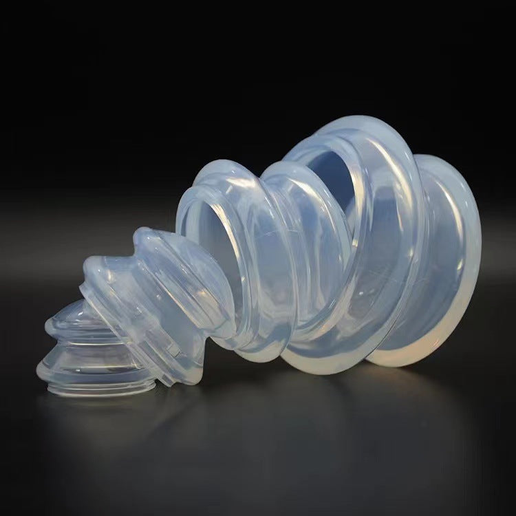 Cupping Cups silicone Cupping device high permeability Cupping jar skin beauty jar household negative pressure vacuum moisture absorption massage Cup - image 1