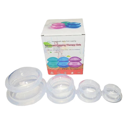 Cupping Cups silicone Cupping device high permeability Cupping jar skin beauty jar household negative pressure vacuum moisture absorption massage Cup - image 5