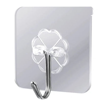 Transparent Hooks, No Punching, Sticky Hooks, Strong Adhesive Stickers, Traceless Nail Hooks, Dormitory Bathroom Kitchen Stainless Steel Hooks - image 5