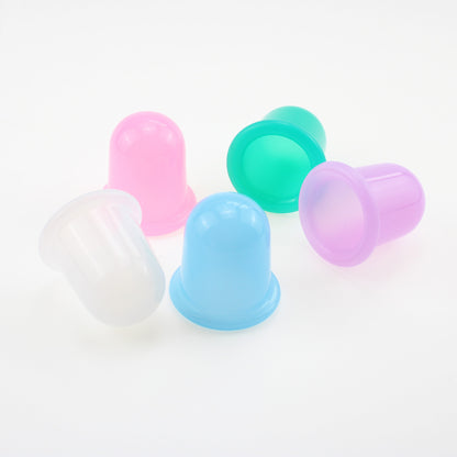 Vacuum Silicone Cupping Appliance Food Grade Hygroscopic Cupping Appliance Face Beauty Home Health Care suit Massage Cup - image 3