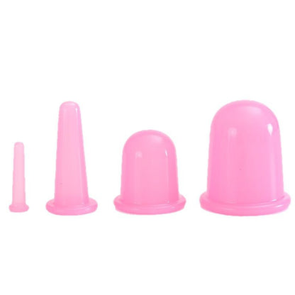 Vacuum Silicone Cupping Appliance Food Grade Hygroscopic Cupping Appliance Face Beauty Home Health Care suit Massage Cup - image 5
