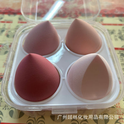 Boxed Beauty Egg Gradient Color-changing Matcha Color Four-piece Set of Cosmetic Egg - image 2