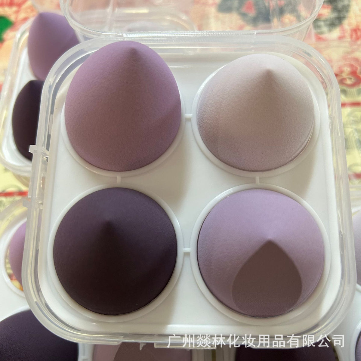 Boxed Beauty Egg Gradient Color-changing Matcha Color Four-piece Set of Cosmetic Egg - image 4