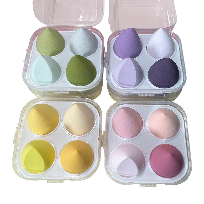 Boxed Beauty Egg Gradient Color-changing Matcha Color Four-piece Set of Cosmetic Egg - image 5