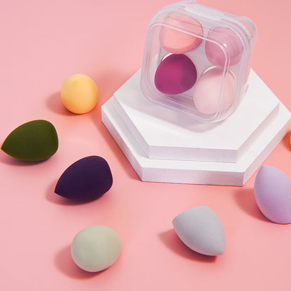 Beauty Egg Boxed Sponge Powder Puff Bottled Makeup Special Makeup Liquid Foundation Bb Cream Wet and Dry Makeup Egg - image 2