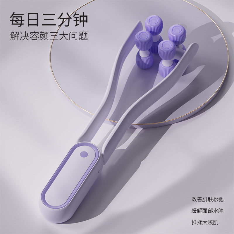 Manual roller facial massager V face double chin lifting artifact beauty firming masseter facial massager - image 3
