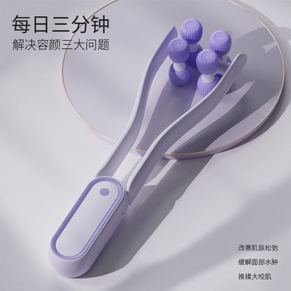 Manual roller facial massager V face double chin lifting artifact beauty firming masseter facial massager - image 3