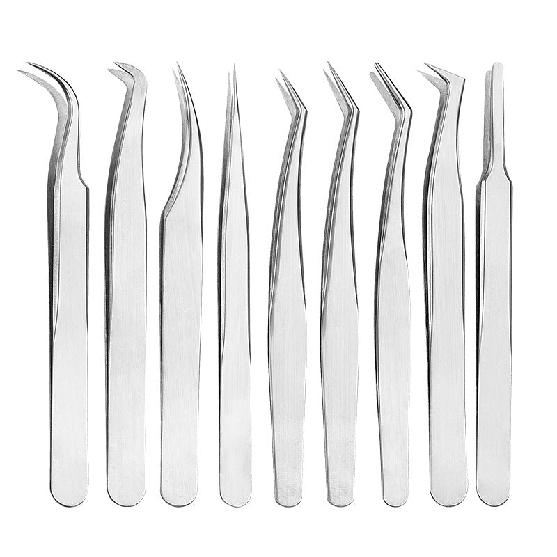 Grafting eyelash tweezers false eyelash tweezers eyelash tweezers flowering golden feather clip eyelash clip beauty tools wholesale - image 5