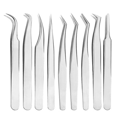 Grafting eyelash tweezers false eyelash tweezers eyelash tweezers flowering golden feather clip eyelash clip beauty tools wholesale - image 5