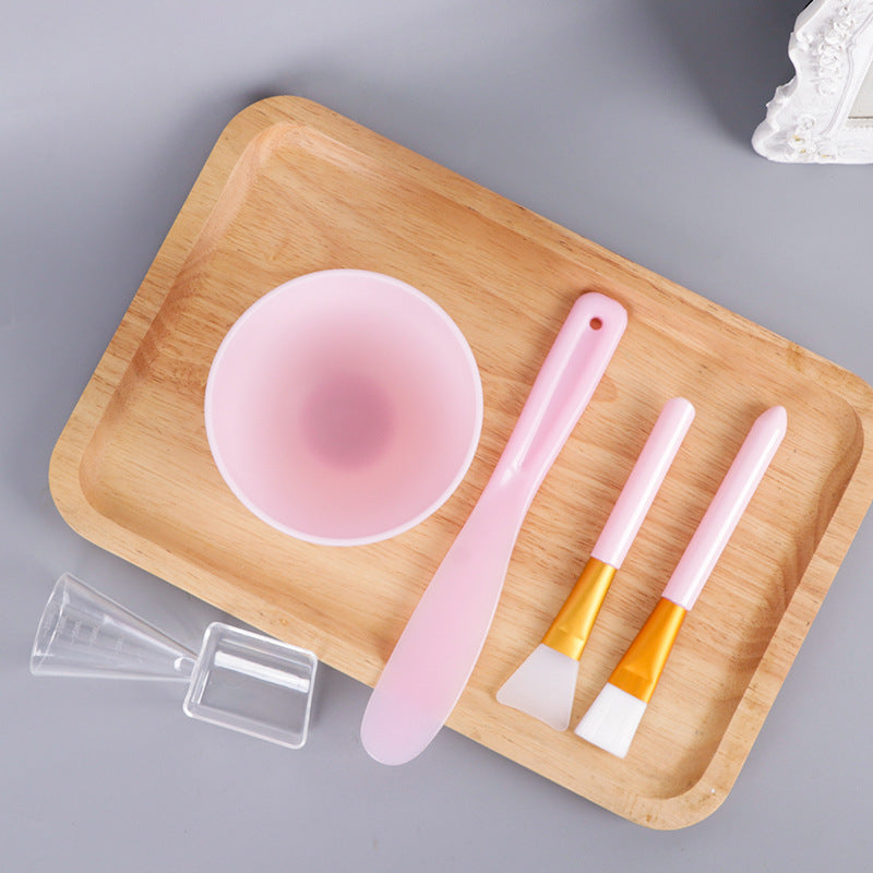 Silicone mask Bowl suit soft film bowl full set of homemade mask tools soft bowl medium large mask stick DIY - image 3