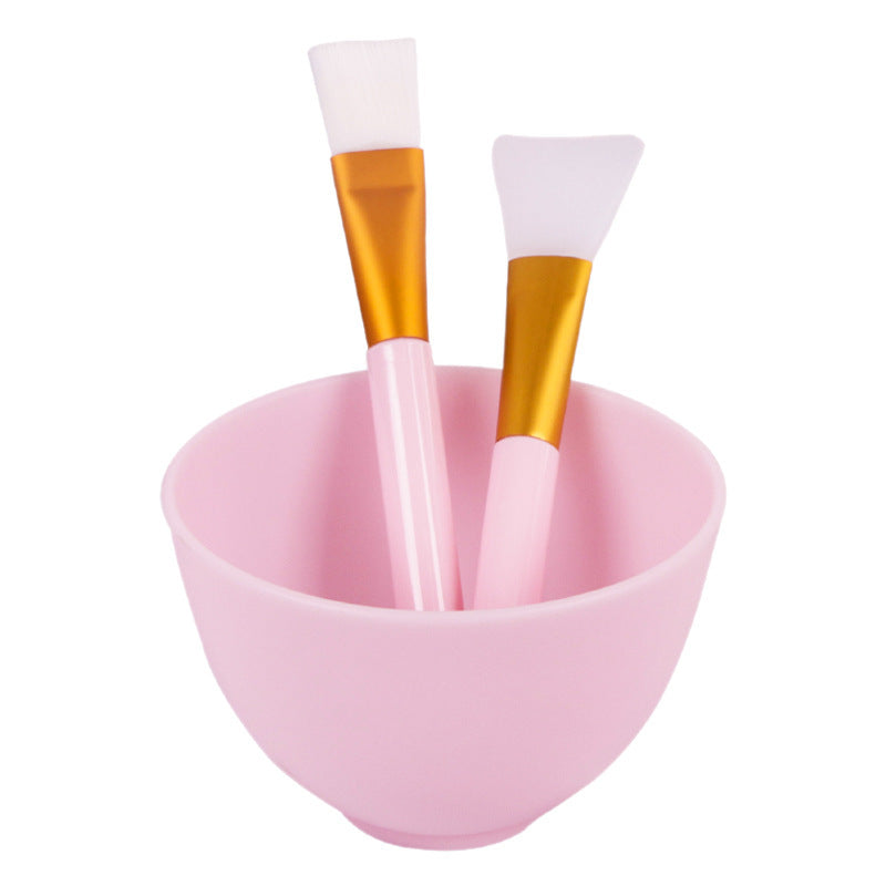 Silicone mask Bowl suit soft film bowl full set of homemade mask tools soft bowl medium large mask stick DIY - image 5