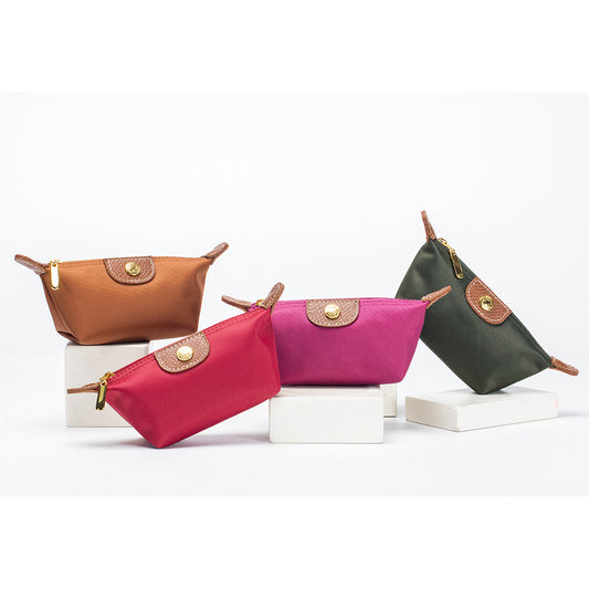 Mini exquisite coin purse lightweight fashion dumpling bag portable nylon cloth lipstick headset storage bag female ins style - image 2