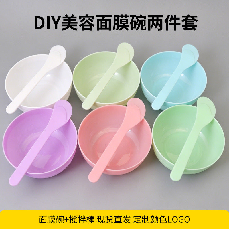 Beauty Mask Tools Wholesale Mask Bowl + Mixing Bowl Spoon Stick Makeup Bowl Beauty Supplies Spa Mask Mixing Bowl Set - image 1