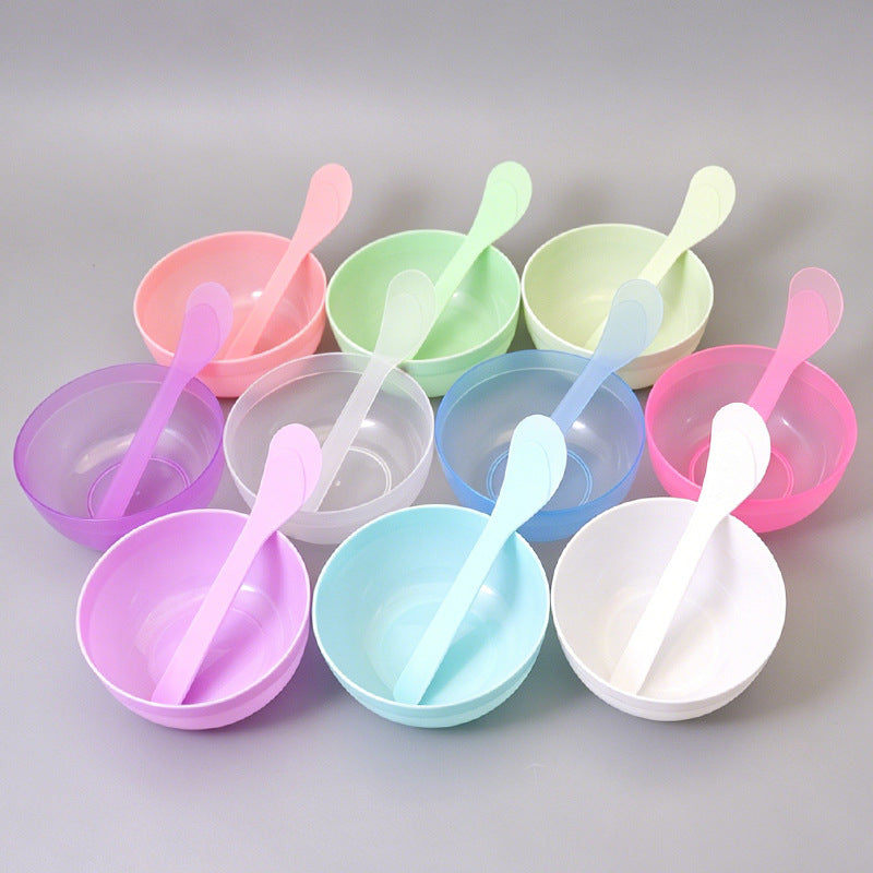 Beauty Mask Tools Wholesale Mask Bowl + Mixing Bowl Spoon Stick Makeup Bowl Beauty Supplies Spa Mask Mixing Bowl Set - image 2