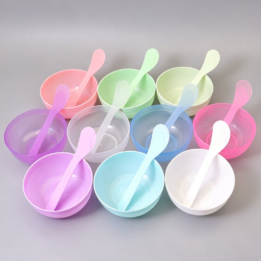Beauty Mask Tools Wholesale Mask Bowl + Mixing Bowl Spoon Stick Makeup Bowl Beauty Supplies Spa Mask Mixing Bowl Set - image 2