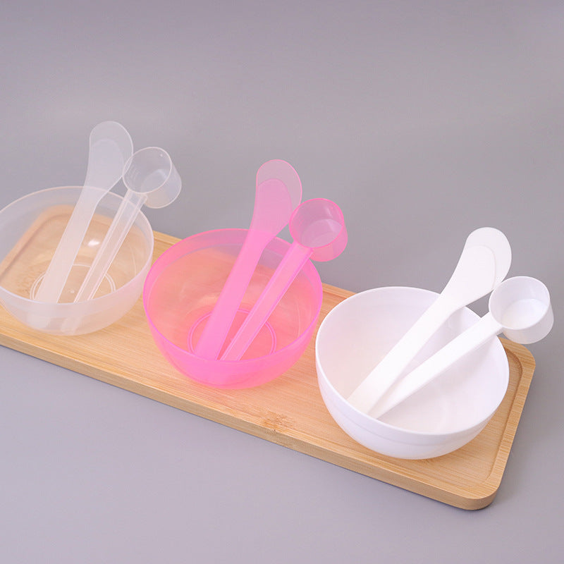 Wholesale DIY Facial Mask 3-Piece Set Plastic Bowl Mask Bowl Mixing Bowl Mixing Stick Spa 3 # Bowl Mask Application Tool - image 3