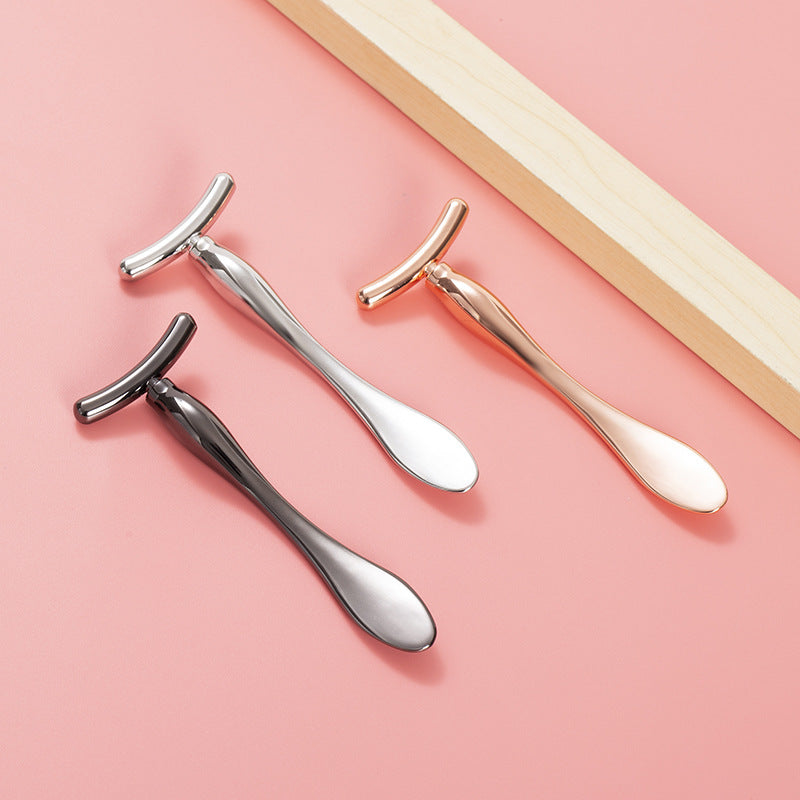 Eye Cream Stick Beauty Stick Eye Massage Stick Eye Cream Introduction Stick Eye Cream Spoon Face Cream Sub-Pack Spoon T-Metal Beauty - image 3