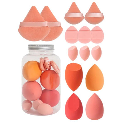Cross-border Drifting Bottled Beauty Egg Super Soft Canned Sponge Powder Puff Dry and Wet Dual-use Color Makeup Egg Delicate No Powder - image 2