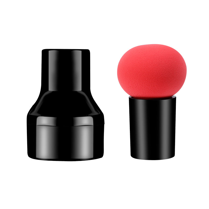 Factory Direct Sales Round Head Mushroom Head Makeup Sponge Puff Gourd Beauty Egg Cushion Bb Dual-Use for Dry and Wet Makeup Setting - image 4