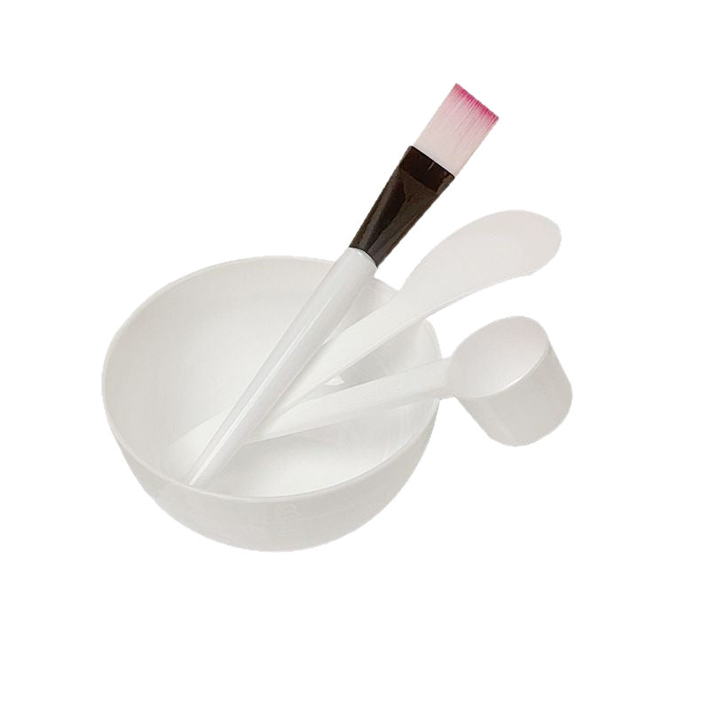 Disposable Beauty Spa Tool Mask Bowl + Spoon Measuring Cup + Soft Brush DIY Mask 3-Piece Set Wholesale - image 5