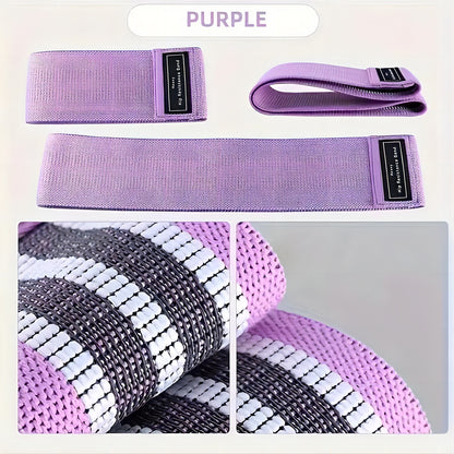 Cross-border Squat Yoga Resistance Band Cotton Hip Beauty Circle Hip Circle Squat Training Hip Ring stretch band tension band - image 4
