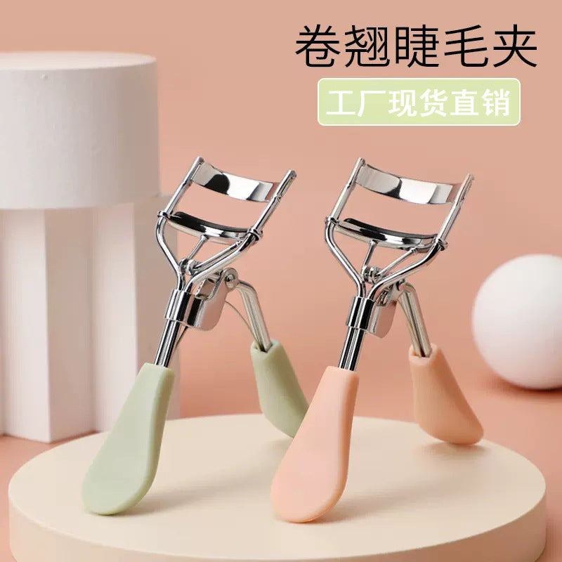 Wholesale in Stock, Curling and Long-Lasting Eyelash Curler for Beginners, Portable Eyelash Curler with Duck Tongue Handle Without Pinching Eyelids - image 1