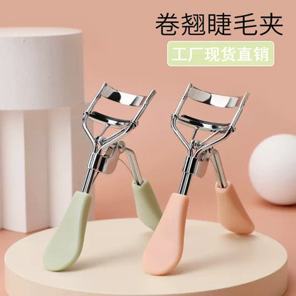 Wholesale in Stock, Curling and Long-Lasting Eyelash Curler for Beginners, Portable Eyelash Curler with Duck Tongue Handle Without Pinching Eyelids - image 1