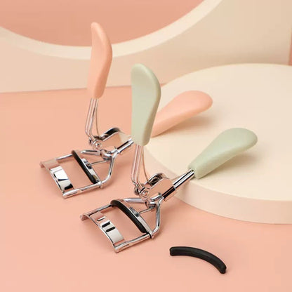 Wholesale in Stock, Curling and Long-Lasting Eyelash Curler for Beginners, Portable Eyelash Curler with Duck Tongue Handle Without Pinching Eyelids - image 2
