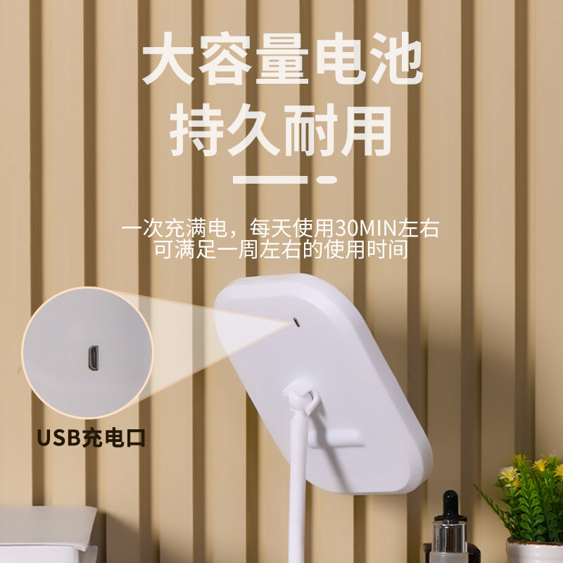 Led Light European Makeup Mirror Desktop Multi-Functional Makeup Mirror with Light Adjustable Desktop Makeup Mirror on the Table - image 3