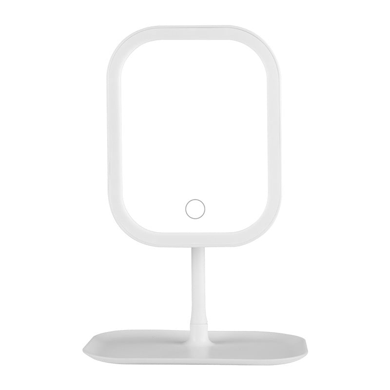 Led Light European Makeup Mirror Desktop Multi-Functional Makeup Mirror with Light Adjustable Desktop Makeup Mirror on the Table - image 5