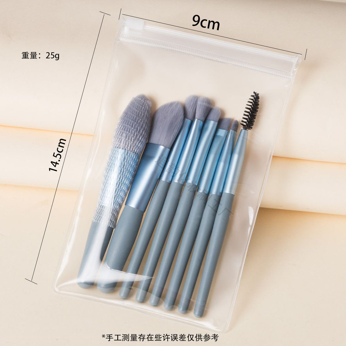 8 Makeup Brush Set Macaron Brush Portable Concealer Makeup Brush Cross-border Beauty Tool Blush Brush - image 4