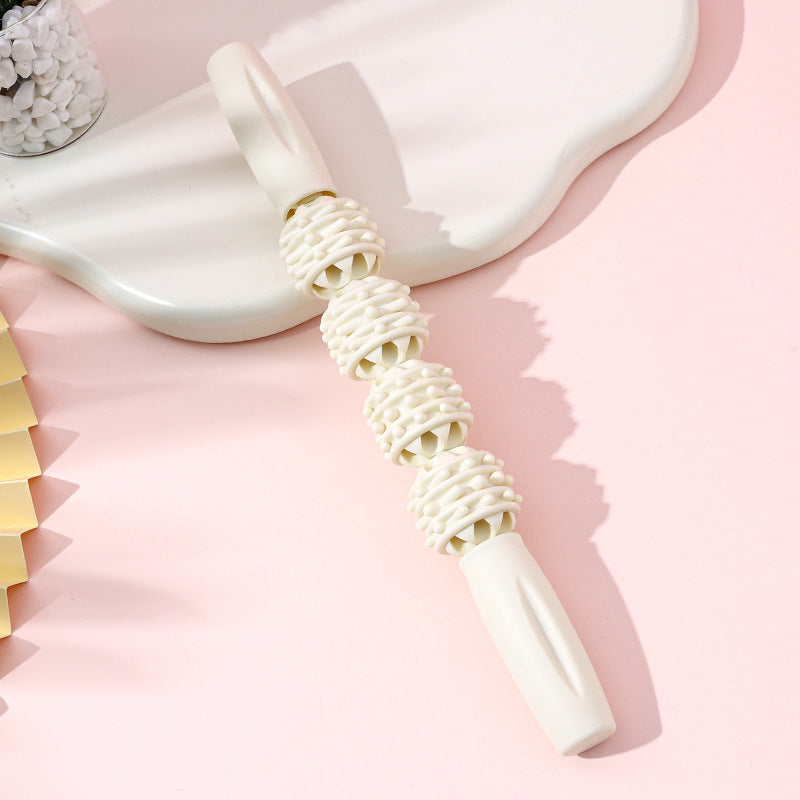 Yoga Massage Stick Mace Muscle Relaxer Fascia Ball Langya Roller Calf Massage Roller Leg Beauty Artifact - image 5
