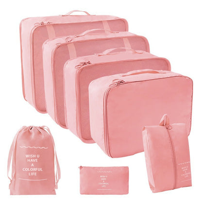 Travel Seven-piece Set Storage suit Clothes Quilt Underwear Multifunctional Portable Storage Bag Wash Makeup Storage Bag - image 1