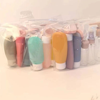 Makeup Water Travel Dispensing Bottle Flocked Inverted Colorful Blow Molding Empty Bottle Soft Plastic 60 ml Lotion Bottle Home - image 3