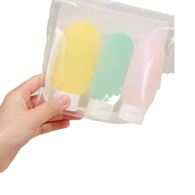 Makeup Water Travel Dispensing Bottle Flocked Inverted Colorful Blow Molding Empty Bottle Soft Plastic 60 ml Lotion Bottle Home - image 5