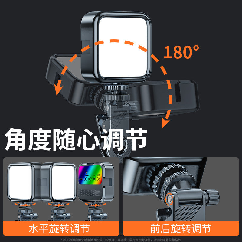 Mobile Phone Selfie Fill Light Mini Portable Dslr Photography Video Beauty Led Tofu Pocket Rgb - image 3